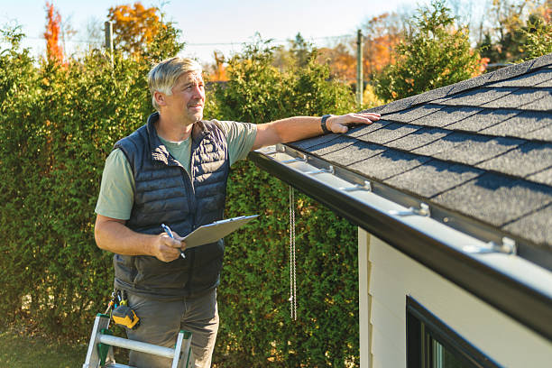 Professional Hail Damage Roof Repair technician working in Garibaldi, OR